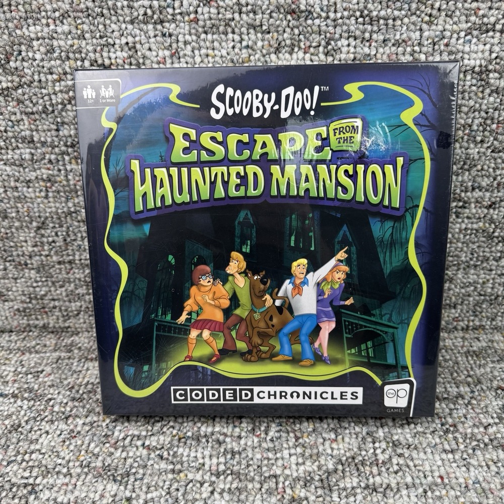 Scooby-Doo Game Escape From Haunted Mansion Coded Chronicles Age 12+ NEW Sealed
